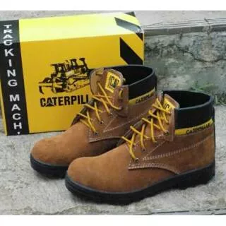 Sepatu pria TERMURAH boots caterpillar safety shoes original handmade bandung indonesia