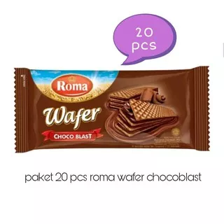 Paket Roma Wafer Choco Blast isi  2 Renceng 20 Sachet