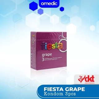 Fiesta Kondom Aroma Grape 3 Pcs Fiesta Kondom Alat Kontrasepsi