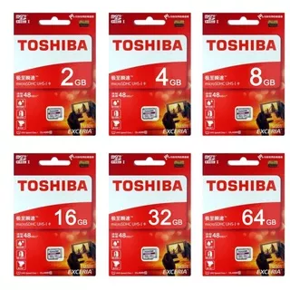 MEMORY TOSHIBA MEMORI MICRO SD TF FLASH 2GB 4GB 8GB 16GB 32GB 64GB MMC CLASS 10