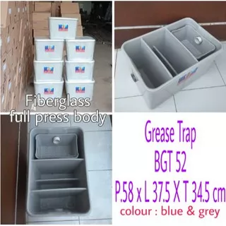 GREASE TRAP PORTABLE FIBER BIO PENJEBAK LEMAK DAPUR BGT-52 RAMAH LINGKUNGAN FILTER SINK 52 LITER NEW