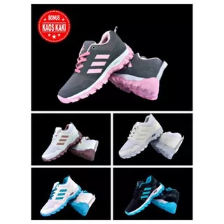 Sepatu Olahraga Wanita . Sepatu Kets Wanita . Sepatu Sneakers Santai Adidas Galaxy Wanita Premium