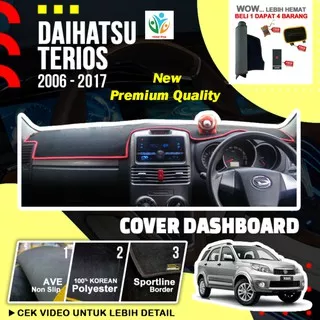 Cover Dashboard Alas Dashboard Mobil Daihatsu Terios Lama 2006-2017