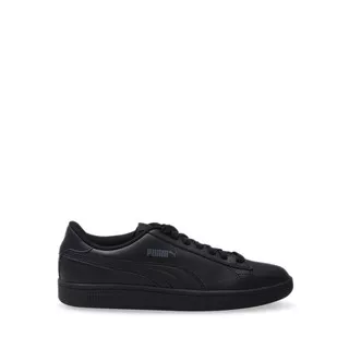 Puma Smash v2 Leather Boy`s Sneakers Shoes - Black