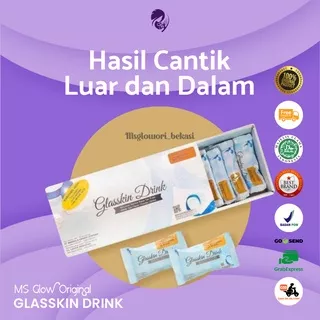 MS Glow 100% Original Glasskin Drink Dengan Antioksidan Tinggi Minuman Detox Racun Agar Cantik Luar Dalam