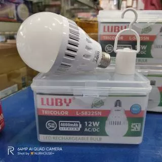 lampu emergency luby 12 watt fiting 5822 lampu cas led luby 12 watt