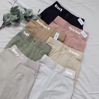 CELANA YUKA SLIM CELANA KULOT PANJANG POLOS WANITA KULOT HIGHWAIST KATUN TWISCONE PREMIUM KULOT BAHAN ANTI NGANTUNG MODEL KEKINIAN FASHION BAWAHAN MUSLIM WANITA TERBARU OOTD HITS SELEBGRAM KOREA KOREAN STYLE MURAH TERLARIS VARIASI KANCING RESLETING DEPAN