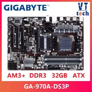 GIGABYTE GA-970A-DS3P /D3/DS3  Desktop Motherboard 970 Socket AM3+ DDR3 32G For FX/Phenom II/Athlon II mainboard used PC