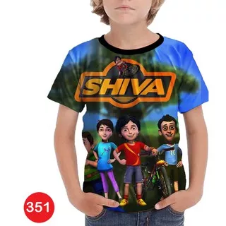 Baju Anak Shiva Karakter Kartun 3D Baju Serial Kartun Anak #351