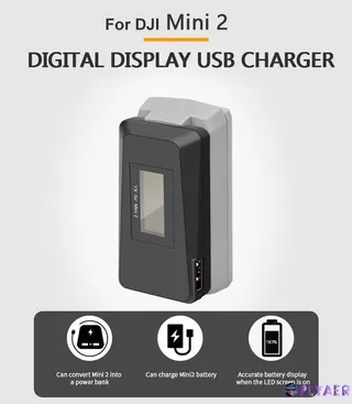 For DJI Mini 2 Drone Digital USB Charger QC3.0 Fast Charge Charging Accessories PLAYER