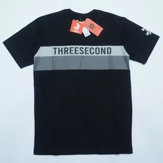 T-Shirt Three Second Kombinasi l Kaos 3Second Premium Quality