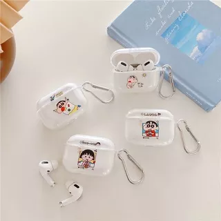 Soft Case Earphone Transparan Shockproof Untuk Airpods 2 / 1 / 3 / Pro