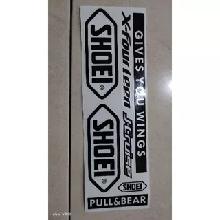 stiker helm shoei