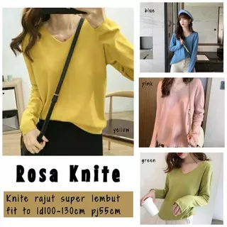 rosa knite/rajut import/kaos lengan panjang/kaos import murah