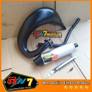 kNALPOT UDANG TAIL NINJA-RX KING-SATRIA 2TAK-RGR-RXZ BLACK DOFF