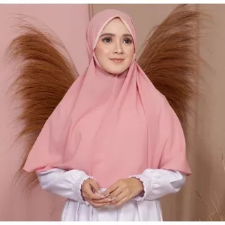 hijab bergo ceruty baby doll bahan premium / hijab bergo renda /hijab kekinian /bergo Mariam renda / hijab murah /hijab bergo murah