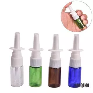 [JIAQING] 1pc 10ml nasal spray bottles pump sprayer mist nose spray refillable bottle