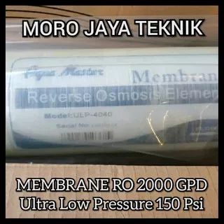 Jual MEMBRAN RO 2000 GPD ULP.4040 LOW PRESSURE 150PSI MEMBRANE 2000 GPD REVERSE OSMOSIS Limited