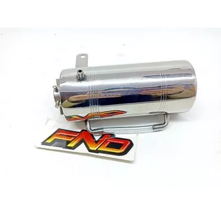 Botol oli samping rx king krum bahan stainless / tabung oli samping rx