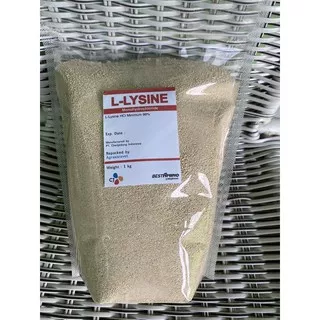 L Lysine 99% Cheil Jedang 1 KG ( Lysine lysin ) Lisin vitamin anjing kucing ternak lysine 1 kg