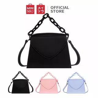 Miniso Tas Selempang / Tas Selempang Rantai Wanita / Sling Bag / Tote Bag / Handbag / Shoulder Bag