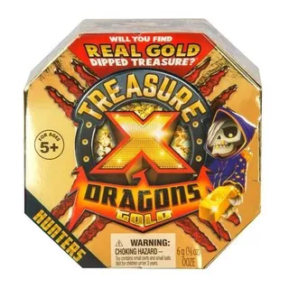 mainan anak bagus Treasure X series 2 Quest for Dragons Gold baru dan ori