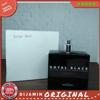 Parfum Original Arno Sorel Royal Black Sport Pour Homme Edt 100 Ml Tester Pria Ori Wangi Tahan Lama