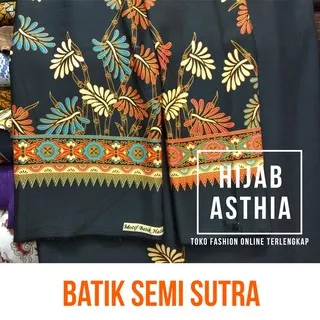 Kain Batik Semi Sutra Elegan Murah / Semi Sutra / Batik Meteran