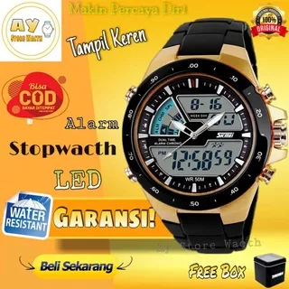 Jam Tangan Cowok Anti Air Jam Tangan Sport Pria SKMEI 1016 Jam Skemei Pria Original Casual Pria