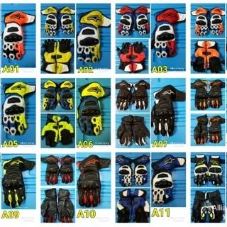Sarung tangan Gloves Anak Balap full kulit Protector sarung Balap Cornering Touring Anak