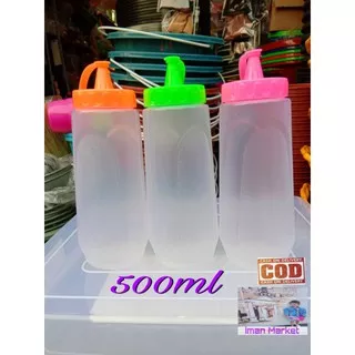 Botol kecap kecil, besar 300ml dan 500ml / botol kecap dan saos 300ml dan 500ml  / botol kecap