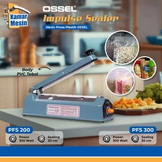 Impulse Sealer 20cm 30cm Impulse Sealer PFS200 PFS300 Press Plastik Ossel