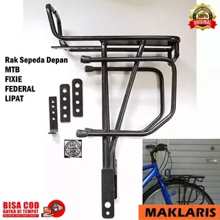 Rak Sepeda Depan Touring Bagasi Sepeda Rak Sepeda Lipat Minion Rak Pannier Sepeda Rak Pannier Depan