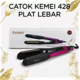 Catokan Kemei KM 428 , Catokan Multifungsi , Catok rambut lurus blow curly