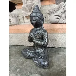 Patung Budha duduk tinggi 20cm, pajangan, aquascape, miniatur bonsai