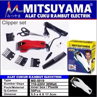 Cukur Rambut MITSUYAMA, type MS 5019 cukuran listrik MS-5019