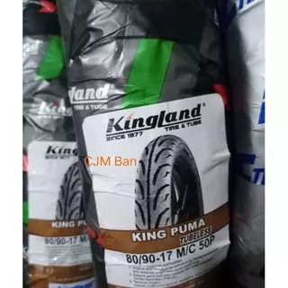 Ban belakang tubeless Kingland 80/90-17 for Jupiter/Vega ZR/Jupiter Z1/Vega R/Blade/karisma/Revo f1