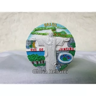 souvenir brazil magnet kulkas mancanegara brasil janeiro