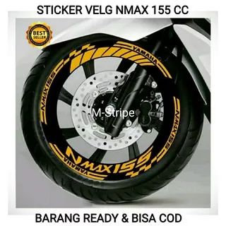 Decal velg NMAX / Sticker Cutting Velg NMAX / STICKER VELG NMAX 155 / STICKER VELK / PELEK