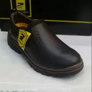 Sepatu kulit asli Pakalolo N1133 Coklat