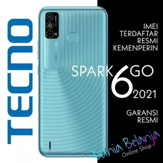 TECNO SPARK 6 GO 2021 4/64 - 2/32 - GARANSI RESMI - HP TECNO SPARK 6 GO - HP ANDROID MURAH