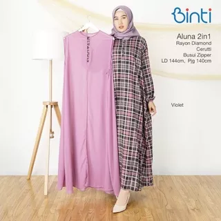 Gamis Best Seller Aluna Dress 2 in 1 by Binti Enter Maxi Busui Maxy Jumbo Dress Jumbo Kekinian Gamis Busui Jumbo Gamis Hamil Baju Hamil Gamis Ld 130cm Gamis Ld 136cm Gamis Bigsize Gamis Busui Gamis Hamil Gamis Oversize Gamis Jumbo Gamis Set Outer Jumbo