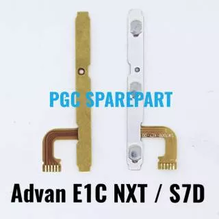 Original Flexible Connector Volume Power On Off Advan E1C NXT / S7D - Fleksibel Fleksible Konektor