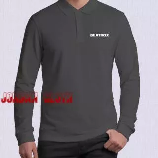 Polo shirt - Tshirt - Kaos Kerah Lengan Panjang Beatbox High Quality