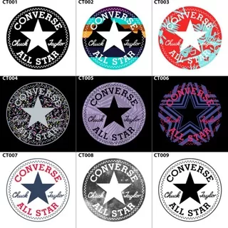 LOGO BRAND Converse Original Sablon Digital printing Setrika berkualitas murah dtf plastisol dtg polyflex