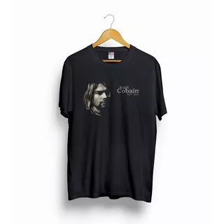 Kaos Kurt Cobain NIRVANA – Kaos Band Luar Musik Pria Casual – Distro Soft Style 30s Premium KC2