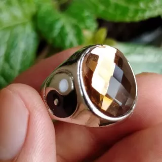 cincin unik batu citrine cutting batu akik wulung katilayu kalimaya bacan safir ruby yakut giok