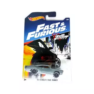 Hotwheels Fast And Furious Plymouth Road Runner Card Metir Atau Melengkung