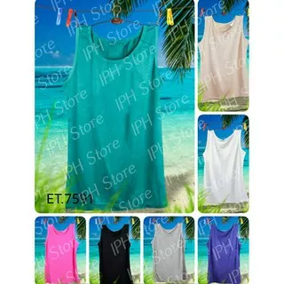 Camisole / Tank Top Wanita Elena 7591 (Panjang 57cm, Lingkar 74cm Sebelum Ditarik)