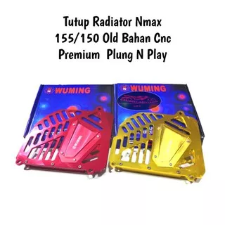 (wuming) Tutup Cover pelindung radiator variasi cnc impor nmax, nmax old, aerox, aerox 155, lexi, nmax 2015, nmax 2016, nmax 2017, nmax 2018, nmax 2019